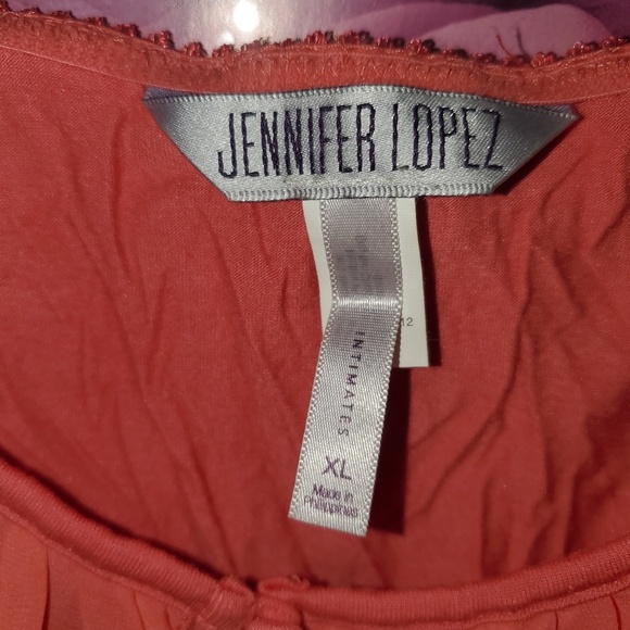 Jennifer Lopez  Ruffle Trim Boxer Sleep Set XL NWT - Picture 5 of 8